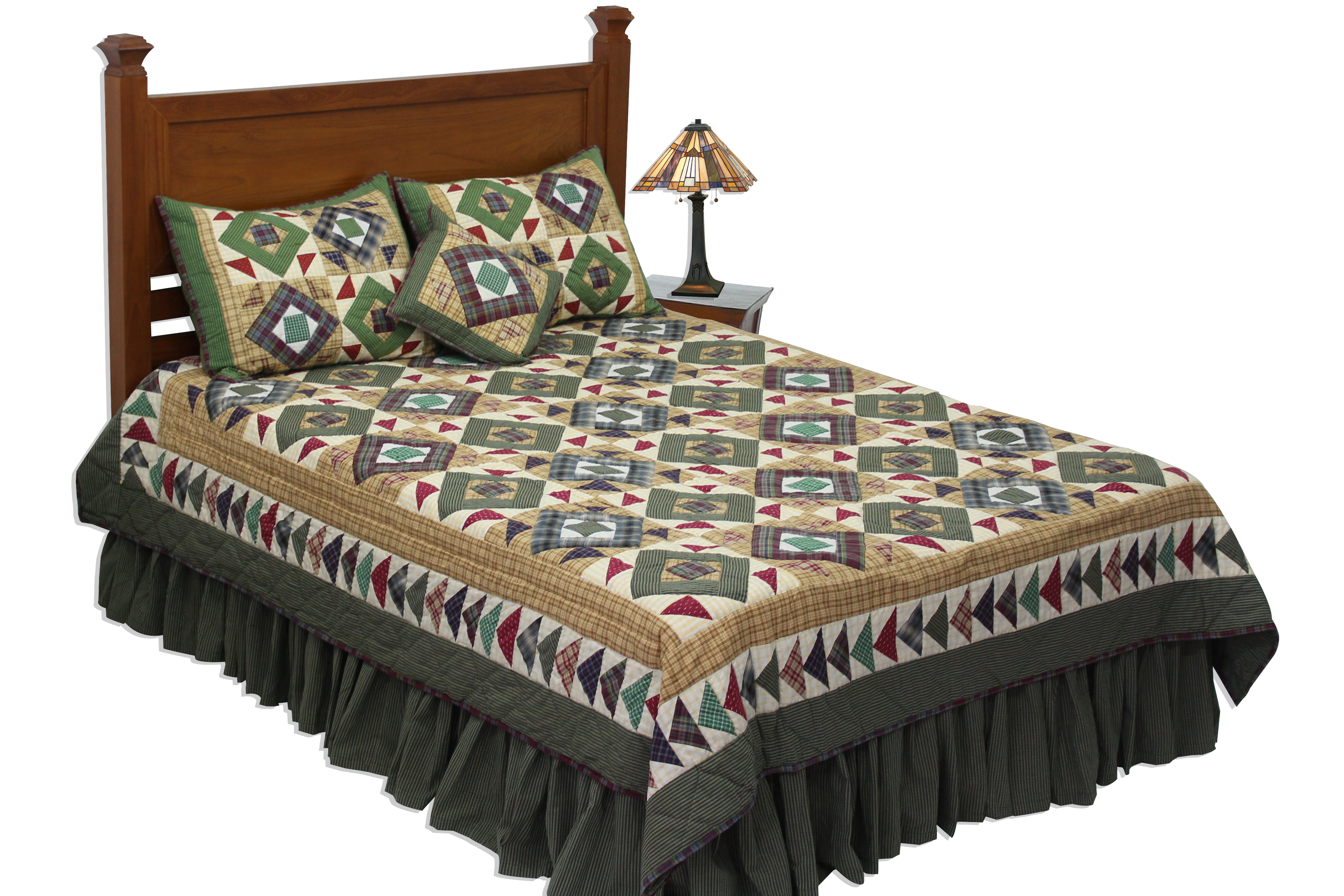 Square Diamond King Quilt 105"W x 95"L