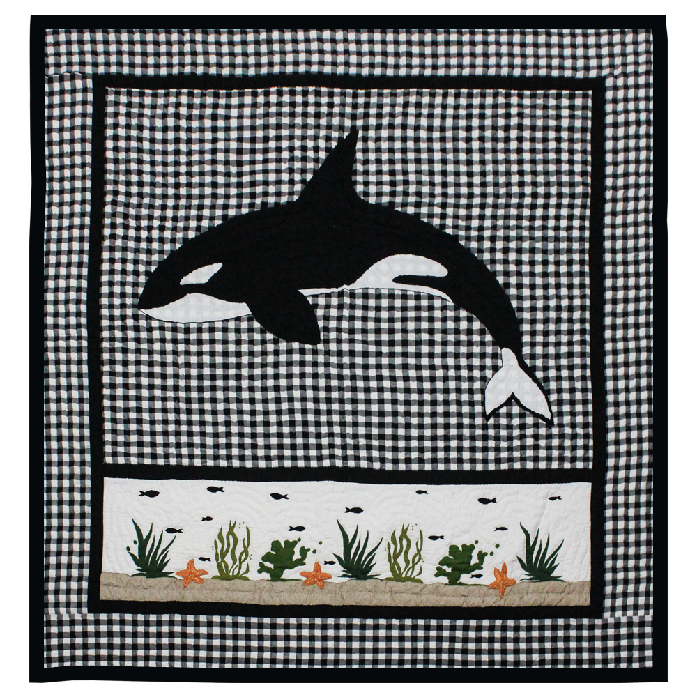 Orca Queen Quilt 85"W x 95"L