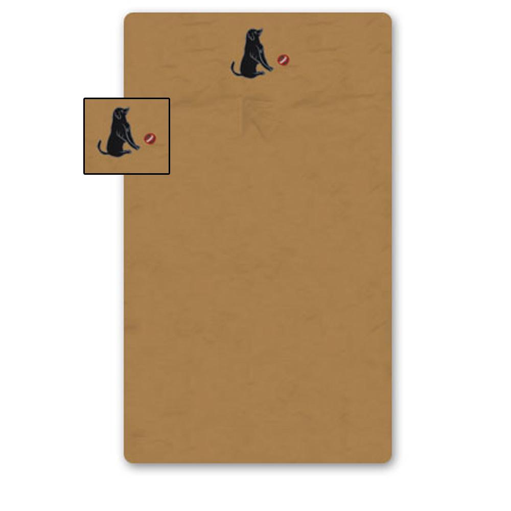 Black Lab Crib Sheet 28"W x 53"L