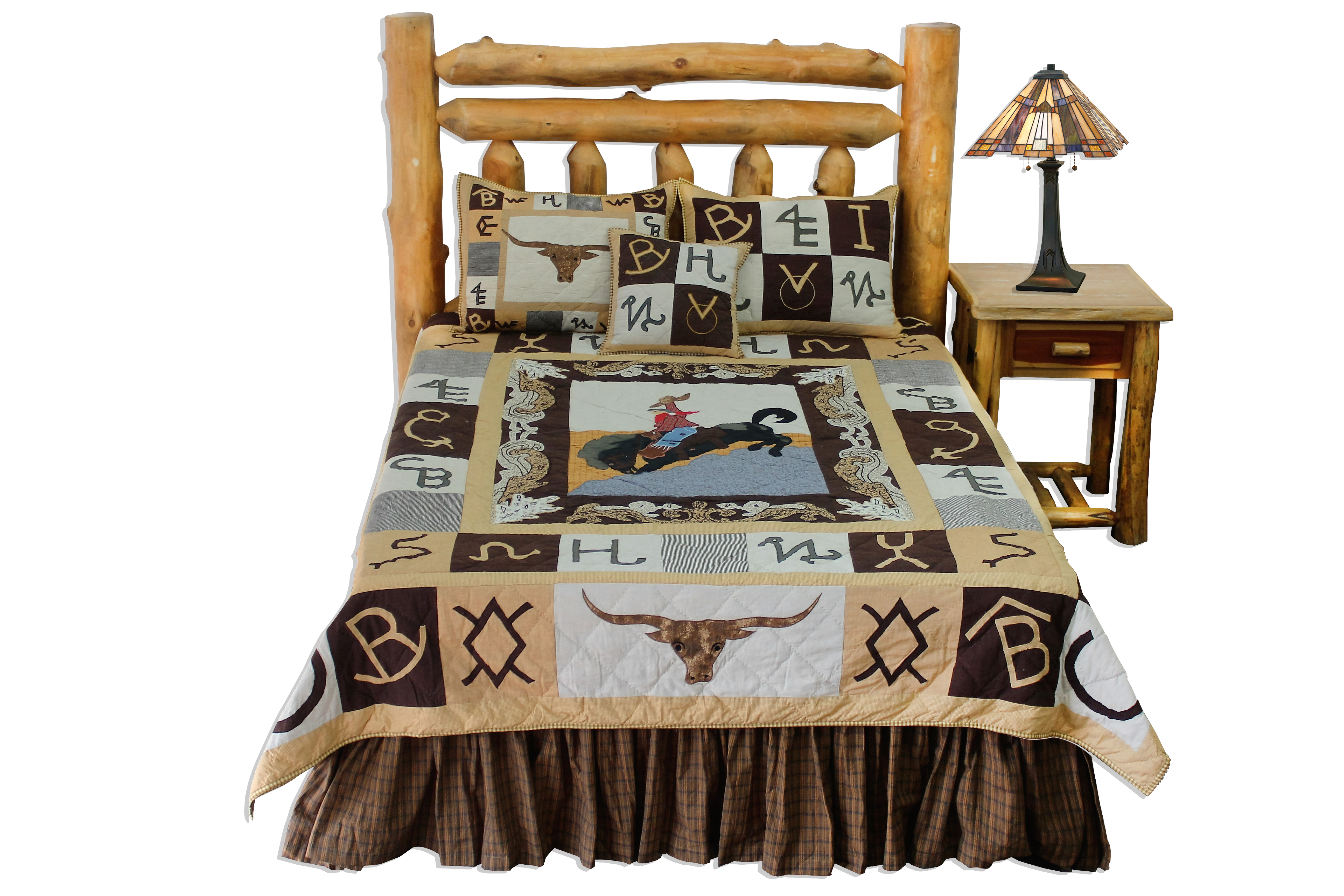 Brand Western Super Queen Quilt 92"W x 96"L