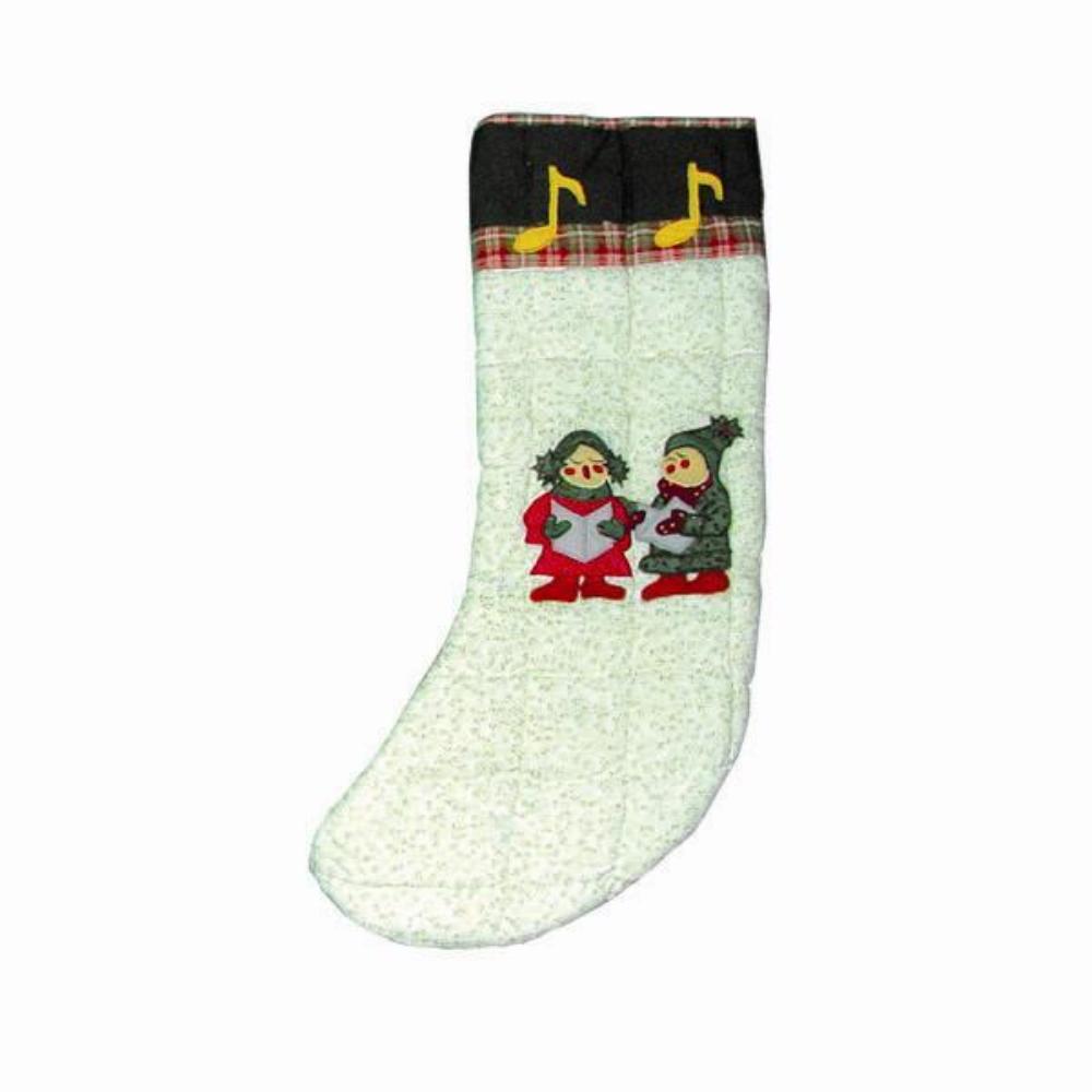 Carolers Stocking 8"W x 21"L