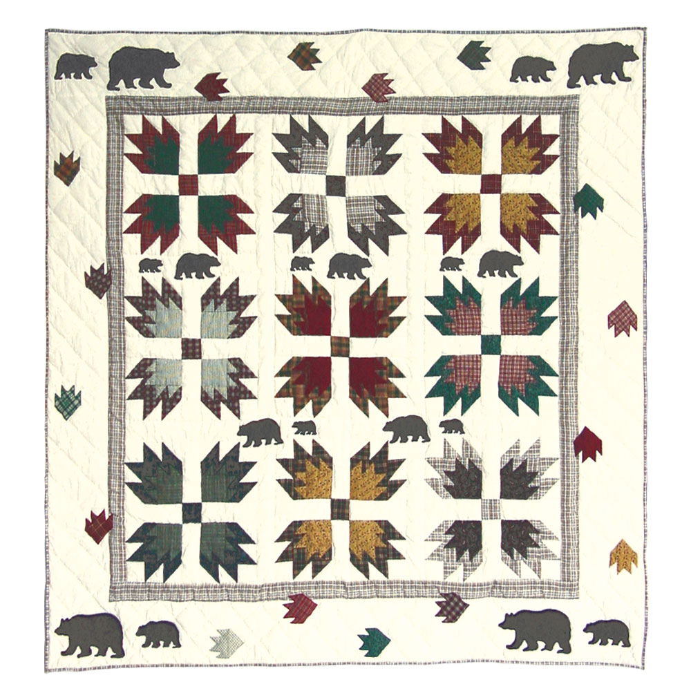 Bear's Paw Throw 50"W x 60"L