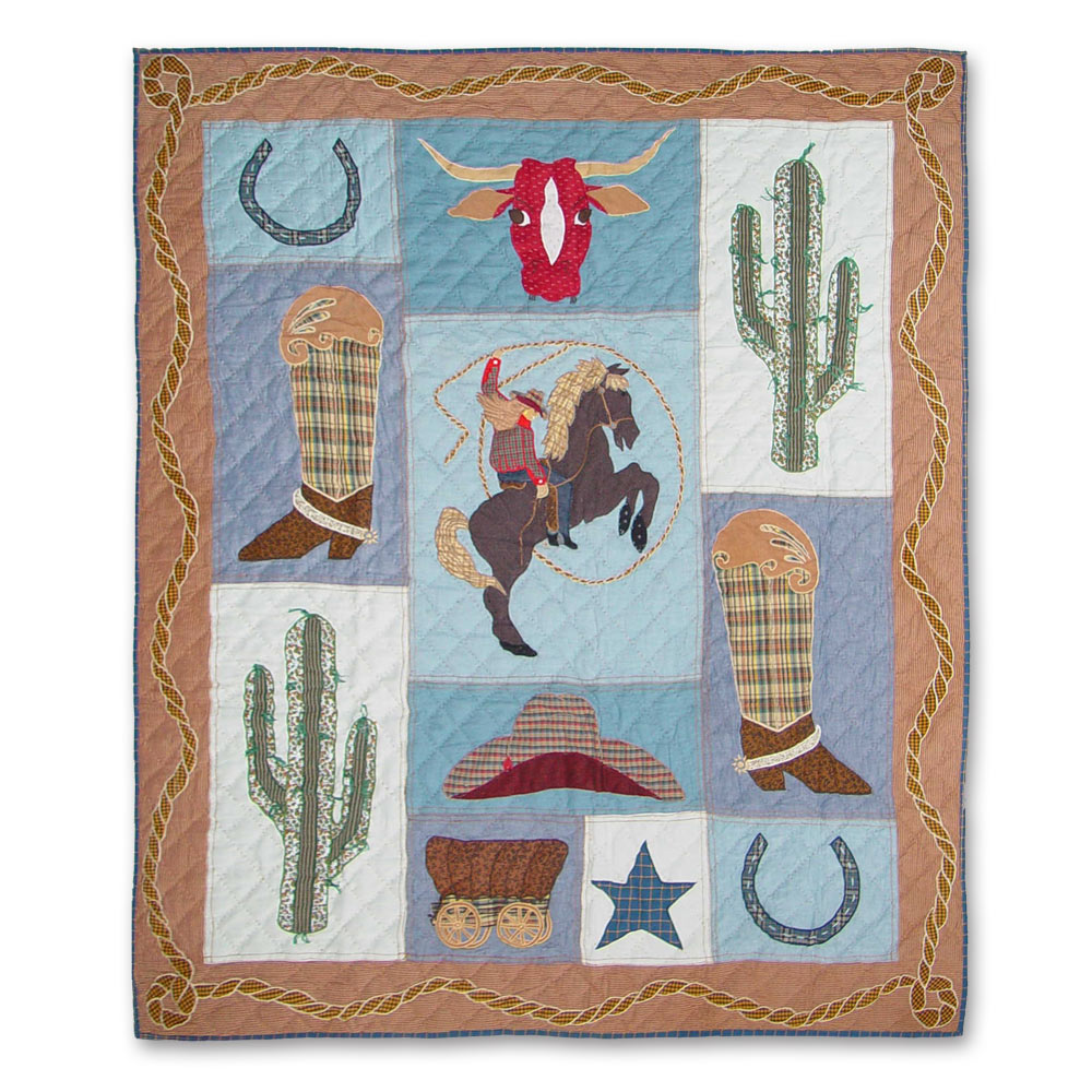 Cowgirl Throw 50"W x 60"L