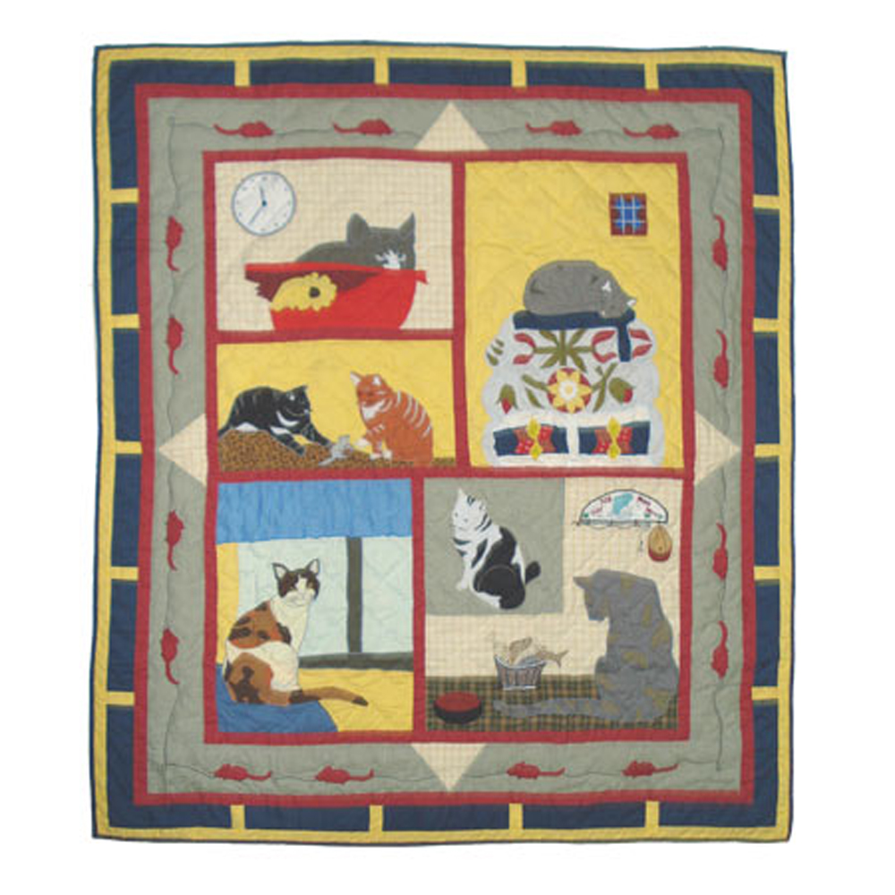 Cats Tale Throw 50"W x 60"L