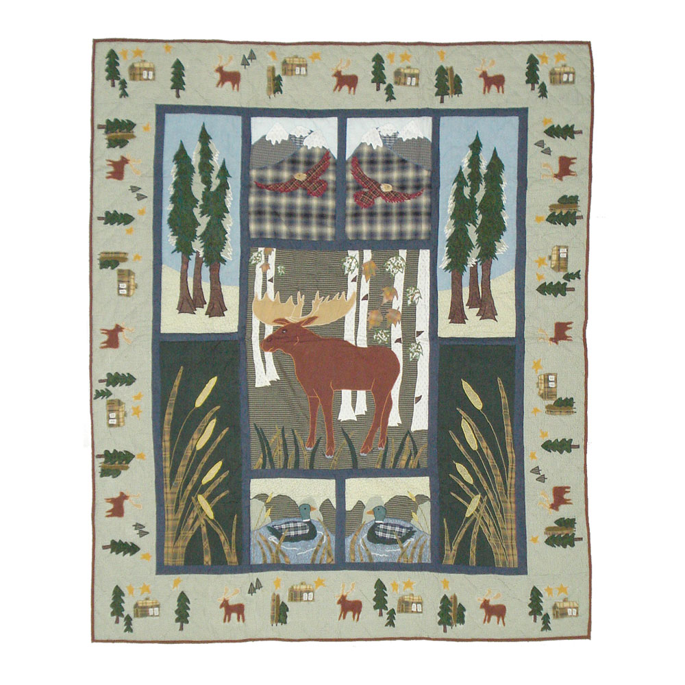 Moose Throw 50"W x 60"L