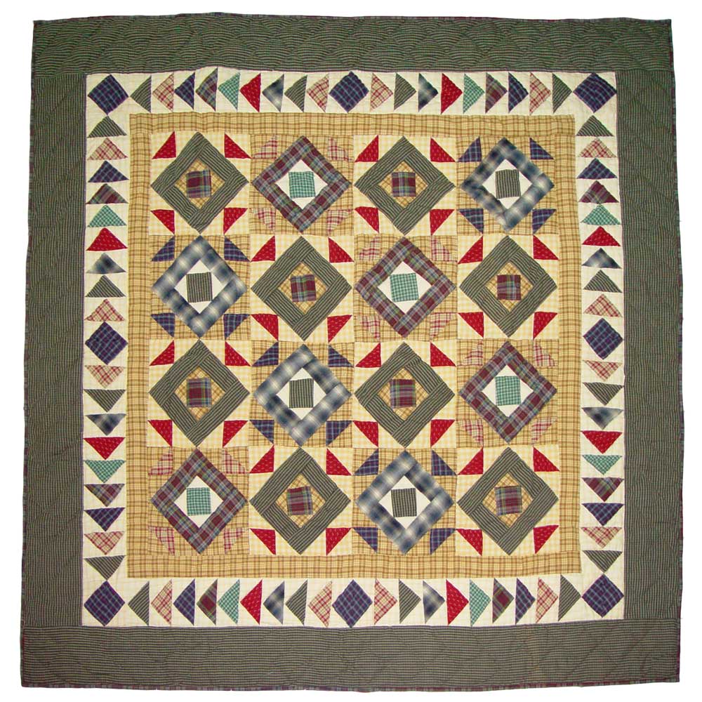 Square Diamond Throw 50"W x 60"L