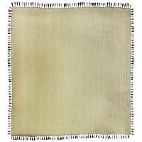 Tassled Kantha Throw 50"W x 60"L