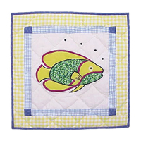 Summer Fun fish Toss Pillow 16"W x 16"L