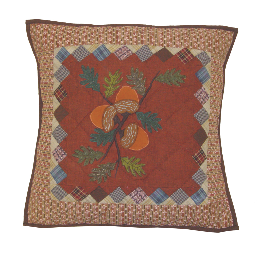 Acres of Acorns Toss Pillow 16"W x 16"L