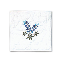 Blue Bonnets Toss Pillow 16"W x 16"L