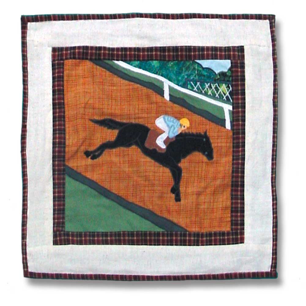 Derby Toss Pillow 16"W x 16"L