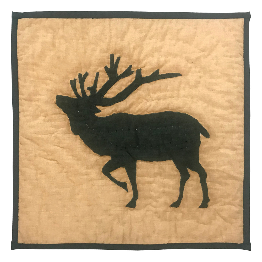 Rocky Mountain Elk Toss Pillow 16"W x 16"L
