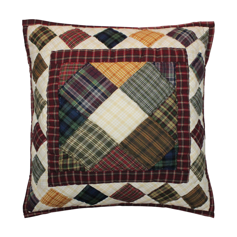 Rustic Cabin Toss Pillow 16"W x 16"L