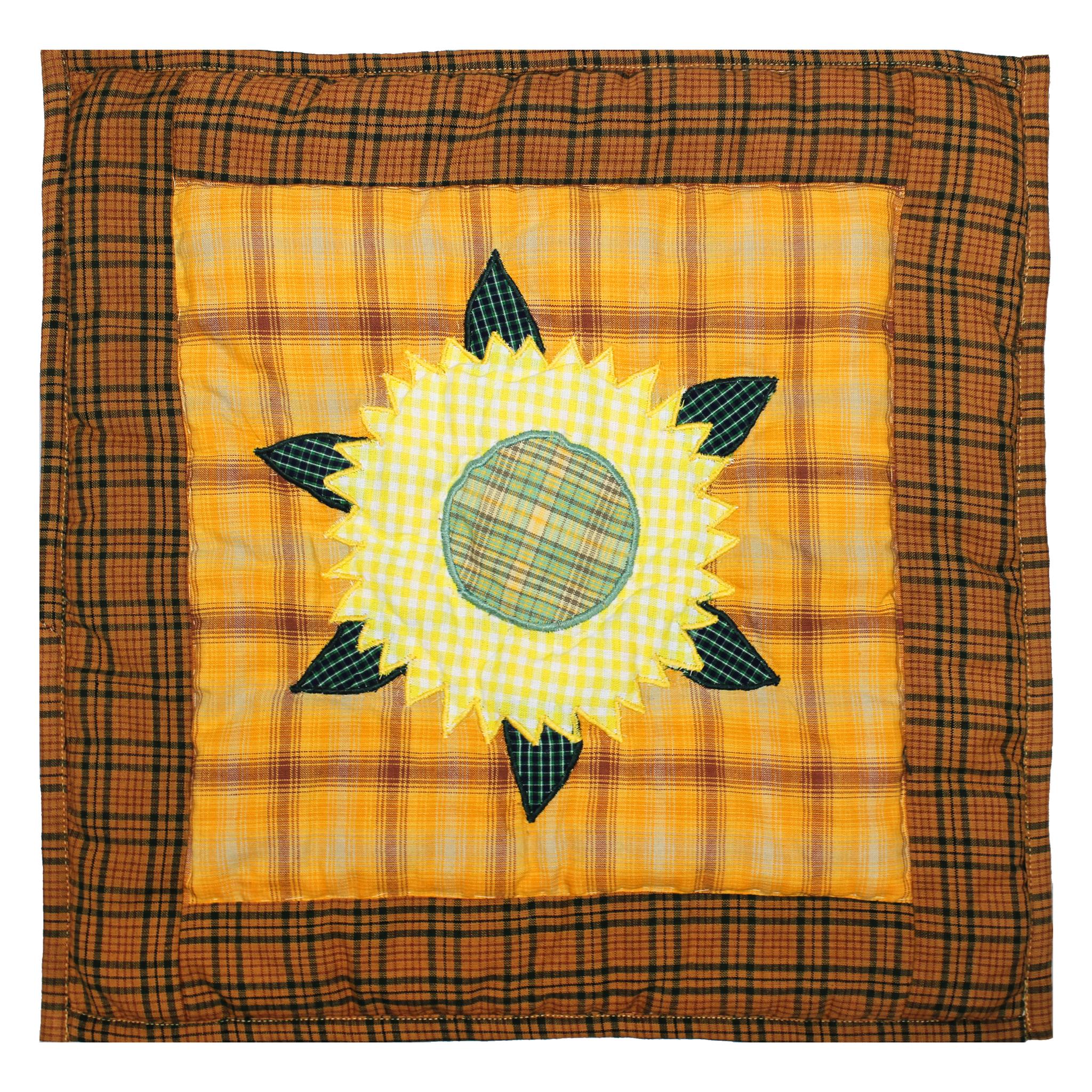 Sunflower  Toss Pillow 16"W x 16"L