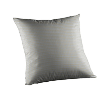 Cream Gingham Toss Pillow 16"W x 16"L