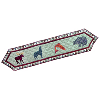 Mountain Whispers Table Runner Extra Short 36"W x 16"L