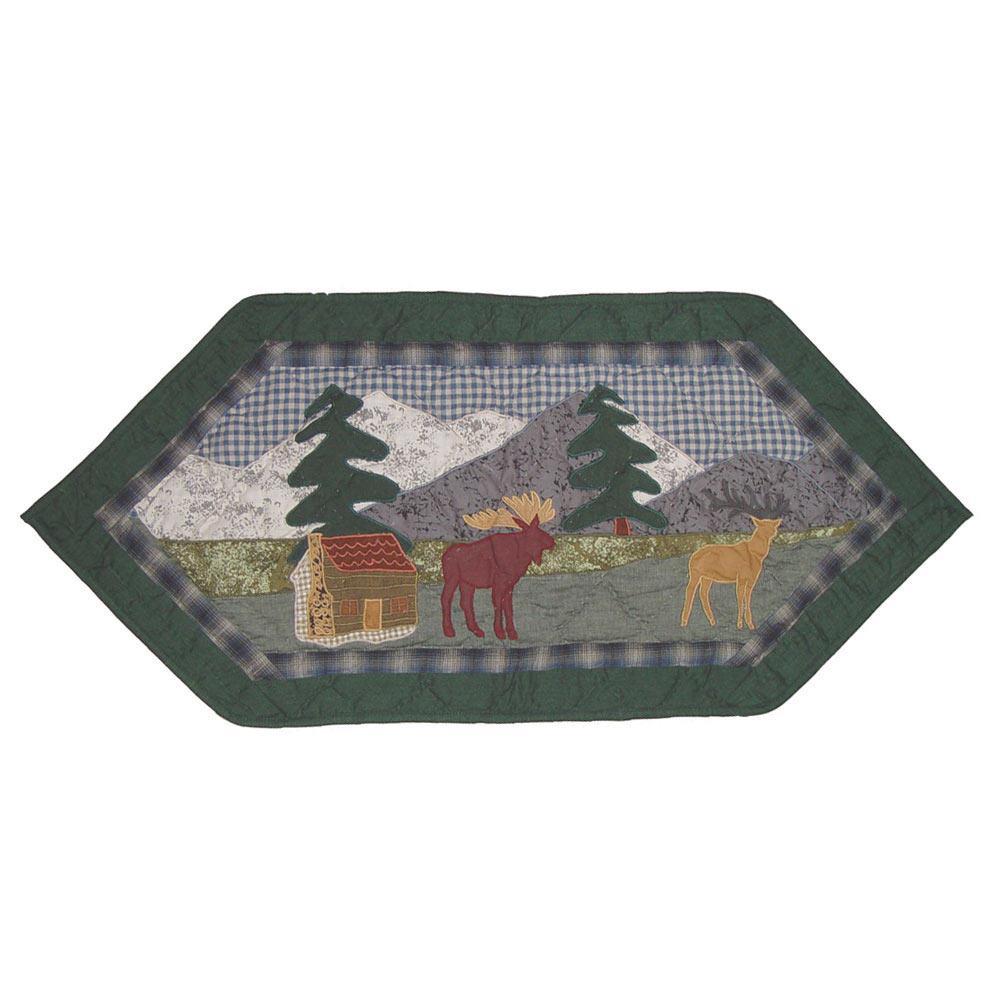 Northwoods Walk Table Runner Extra Short 36"W x 16"L