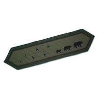 Bear Trail Table Runner Long 72"W x 16"L