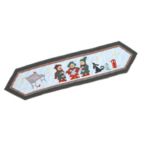 Carolers Table Runner Long 72"W x 16"L