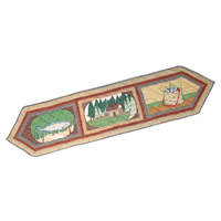 Gone Fishing Table Runner Long 72"W x 16"L