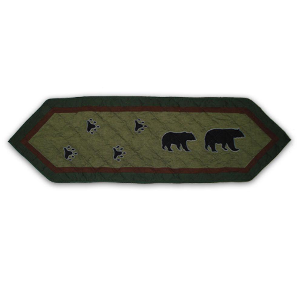 Bear Trail Table Runner Short 54"W x 16"L