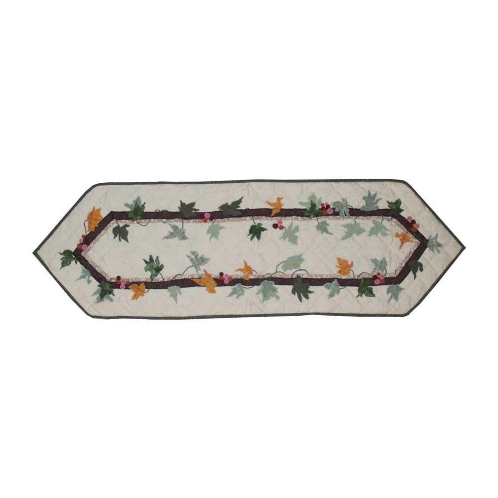 Falling Leaves Table Runner Short 54"W x 16"L