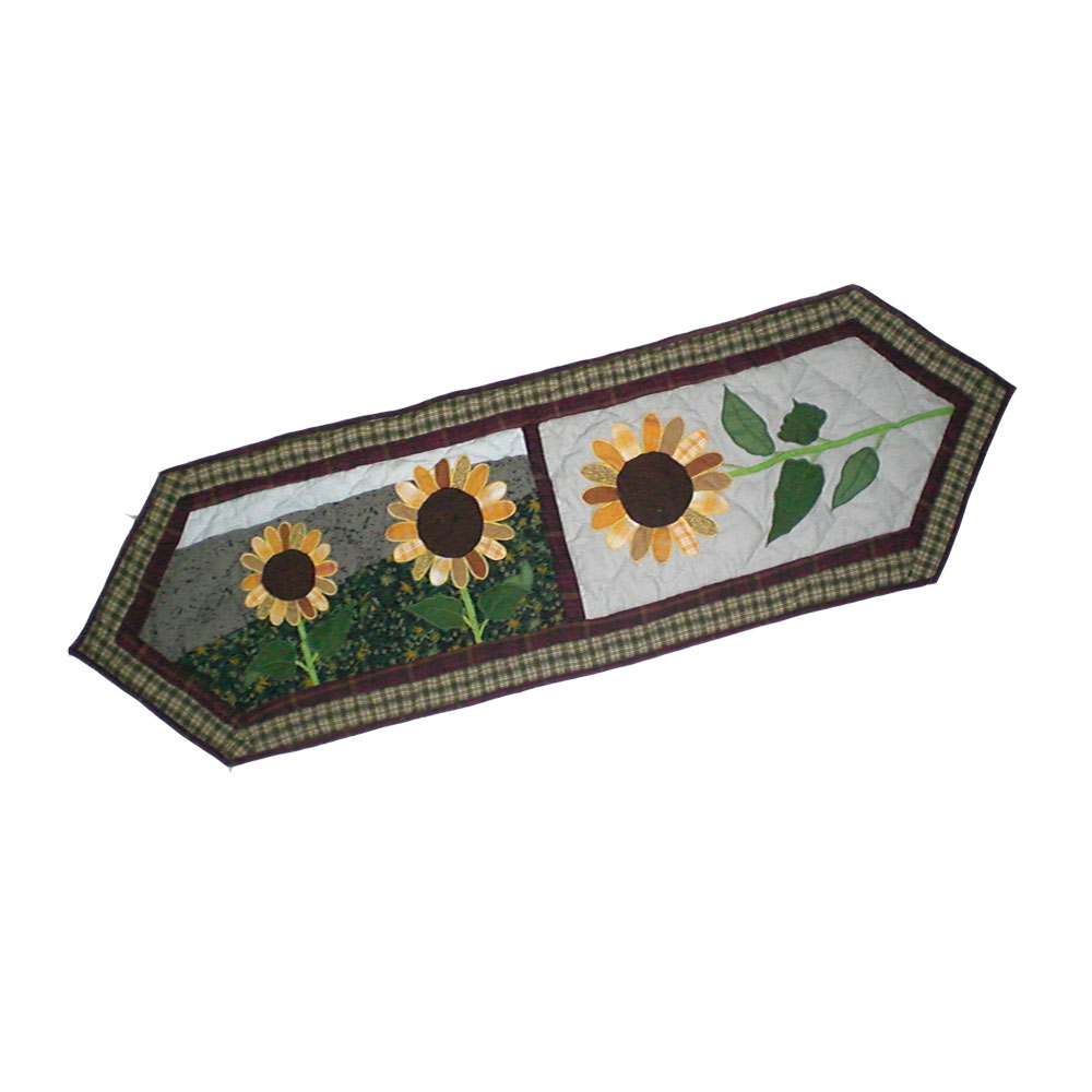 Sun Burst Table Runner Short 54"W x 16"L