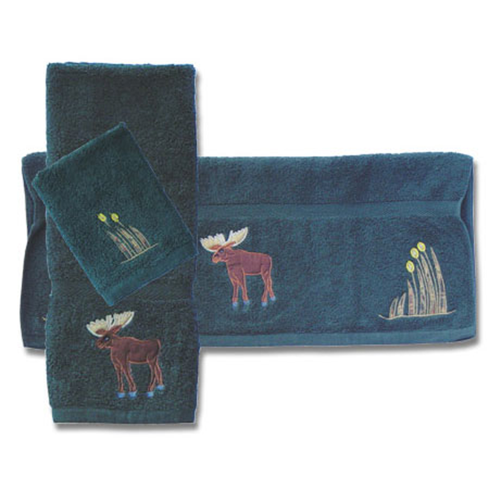 Moose towel set of 3