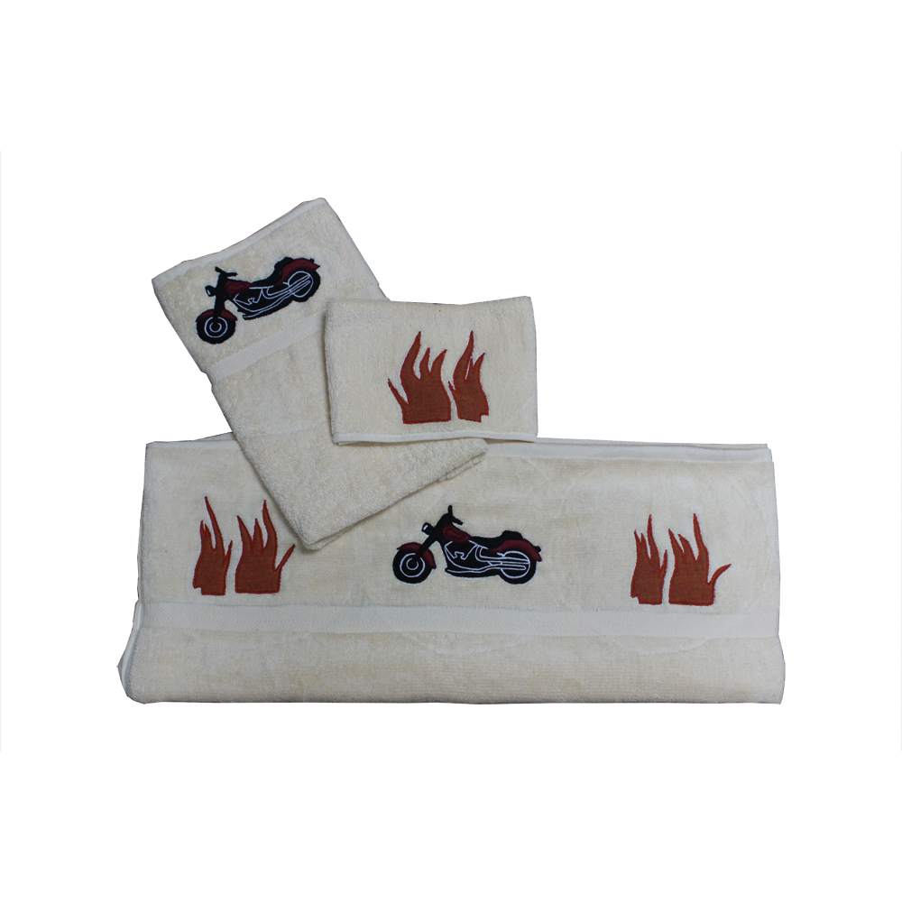 Motor Cycle Towel Set of 3