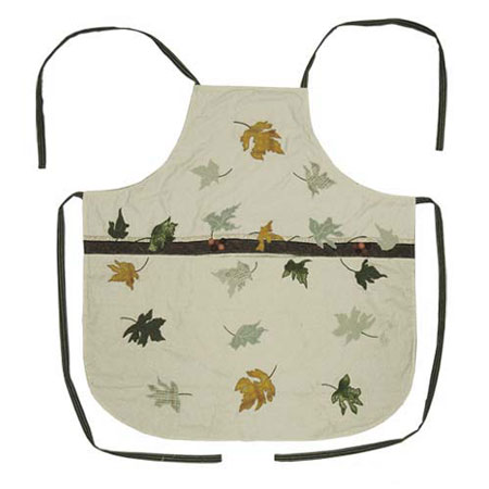 Falling Leaves Apron 27"W x 29"L