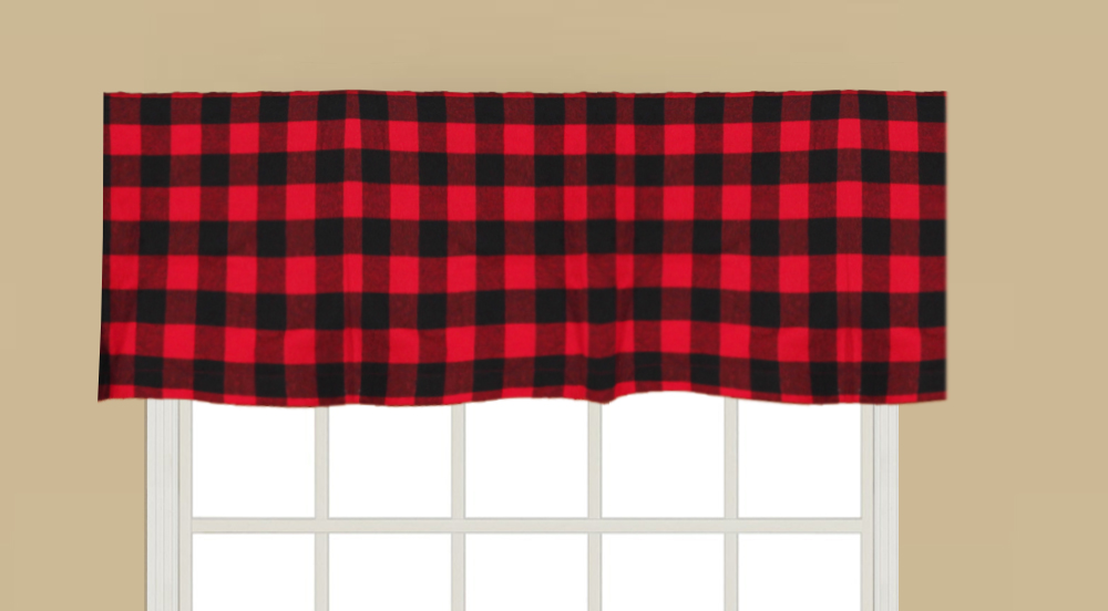 Bear Track Curtain Valance 54"W x 16"L