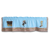 Cowboy Curtain Valance 54"W x 16"L