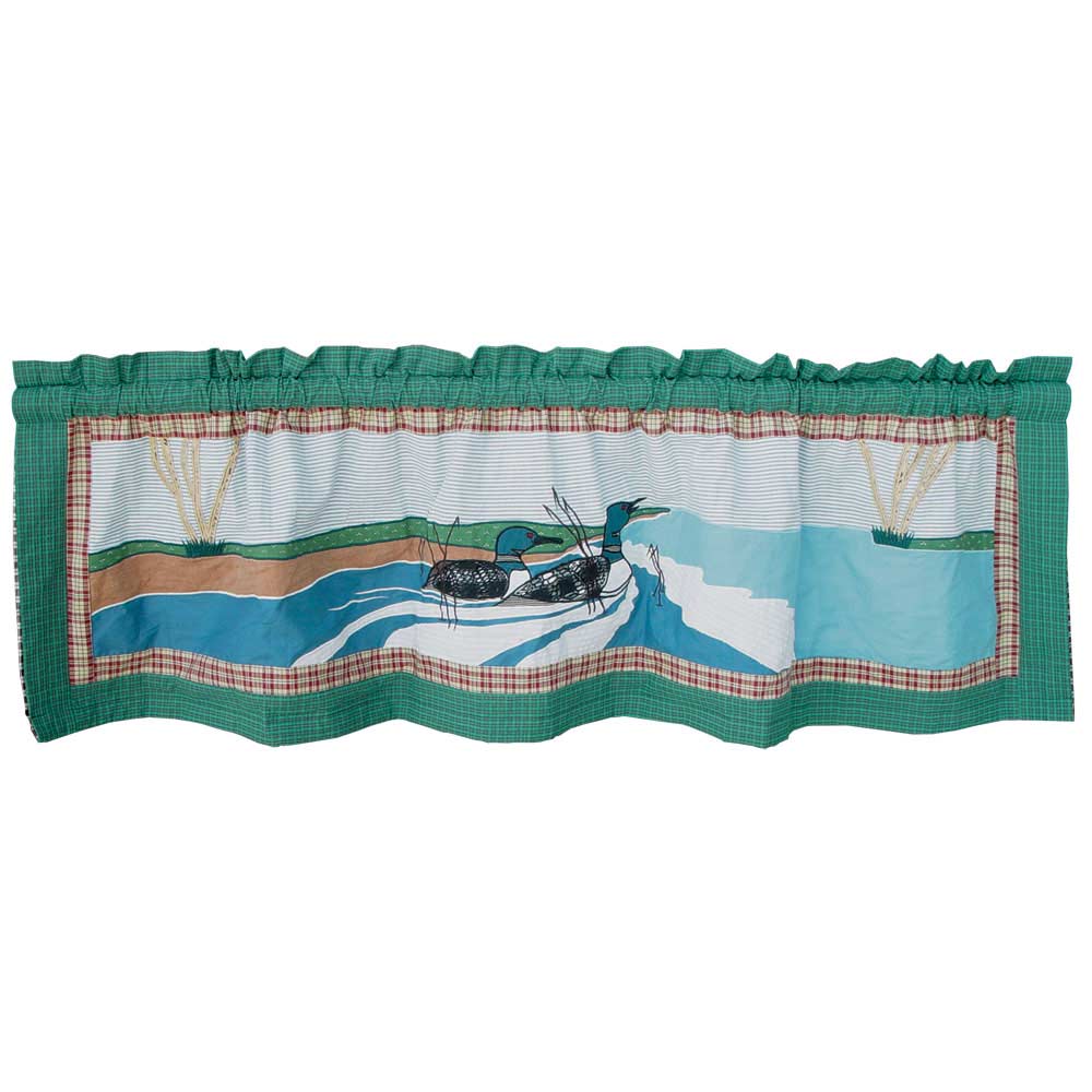 Common Loon Echo Curtain Valance 54"W x 16"L