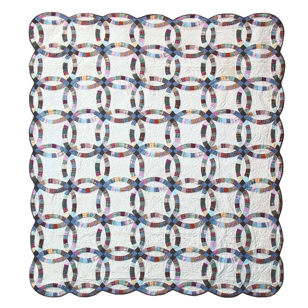 Country Wedding Ring King Duvet Cover 108"W x 98"L
