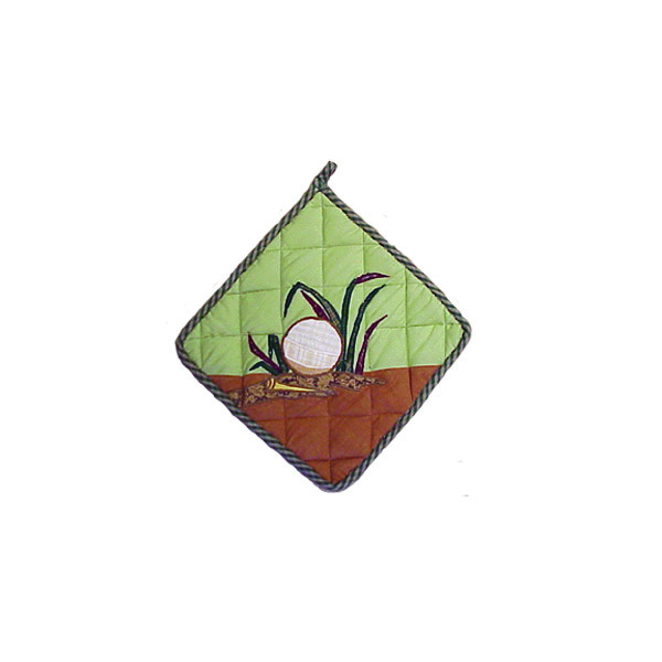 Golf Pot Holder 8"W x 8"L