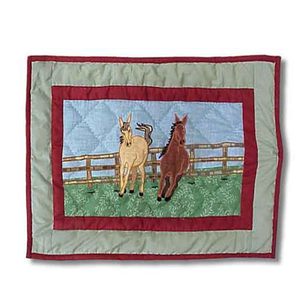 Horse Place Mat 13"W x 19"L