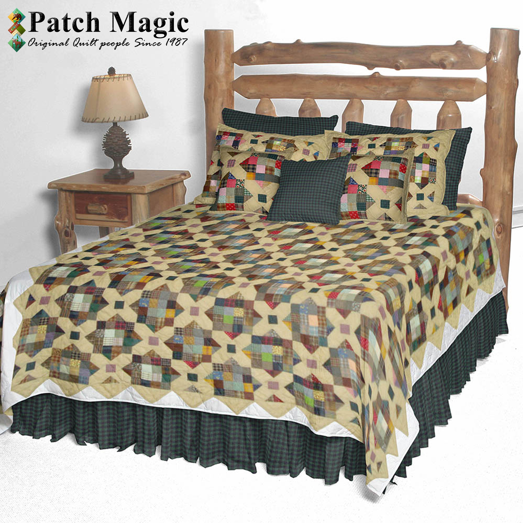 Treasures In The Attic Luxury King Quilt 120"W x 106"L