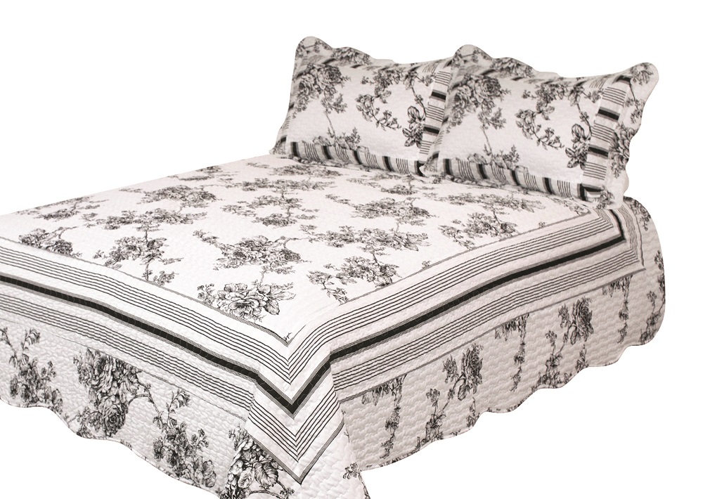 Past and Present Quilt with Pillow Shams by Patch Magic Past and Present Quilt with Pillow Shams by Patch Magic