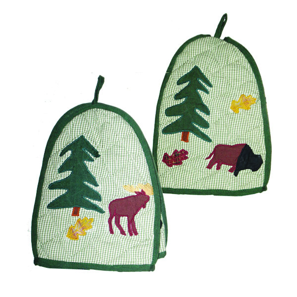 Northwoods Walk tea cozy 7"x10"