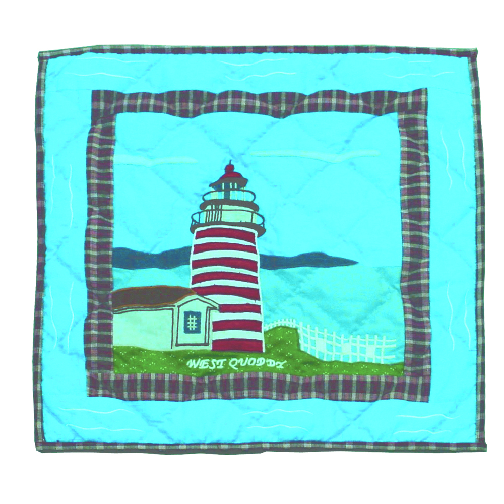 Lighthouse Gallery Toss Pillow 16"W x 16"L